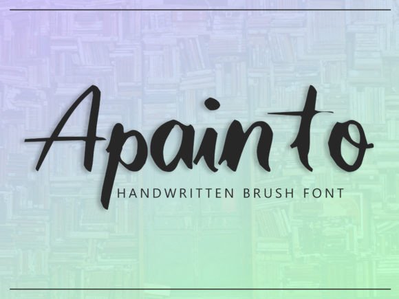 Apainto: A Dynamic Script Font for Editorial Design
