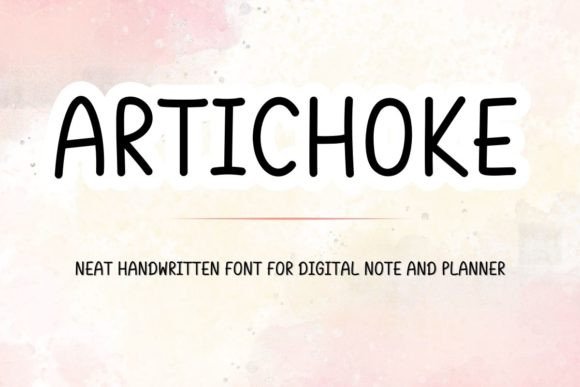Artichoke Font: The Handwritten Typeface for Clear Campaigns