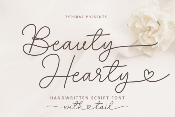 Beauty Hearty: A Delicate Script Font for Editorial Design