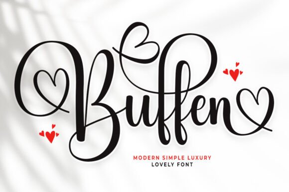 Buffen: A Modern Script Font for Web Design