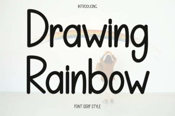 Drawing Rainbow: A Handwritten Font for Editorial Elegance