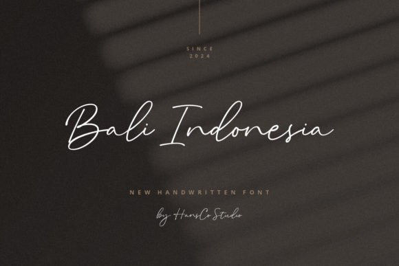 Elevate Your Brand with the Bali Indonesia Typeface