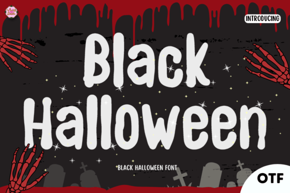 Elevate Your Brand with the Black Halloween Typeface