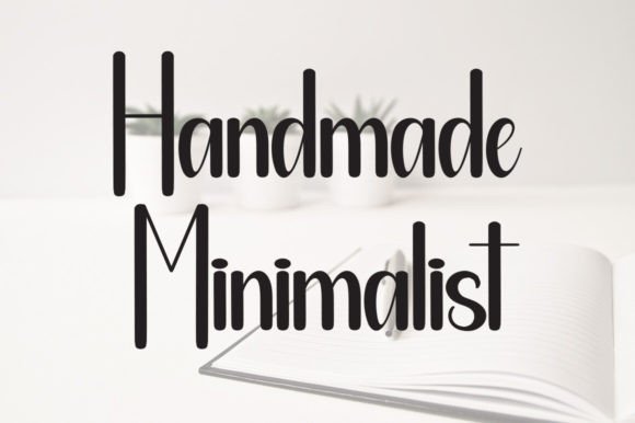 Handmade Minimalist Font for Authentic Brand Identity
