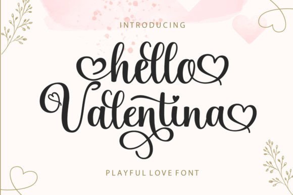 Hello Valentina: A Refined Script Typeface for Editorial Design