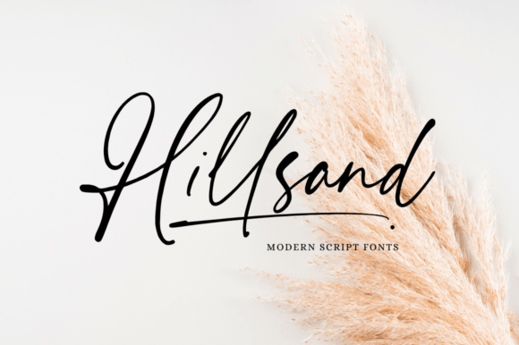 Hillsand: A Refined Script Typeface for Editorial Design