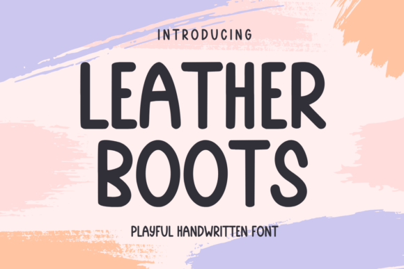 Leather Boots: A Handwritten Font for Web Designers