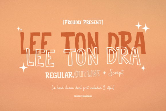 Lee Ton Dra: The Hand-Drawn Typeface for Scroll-Stopping Content