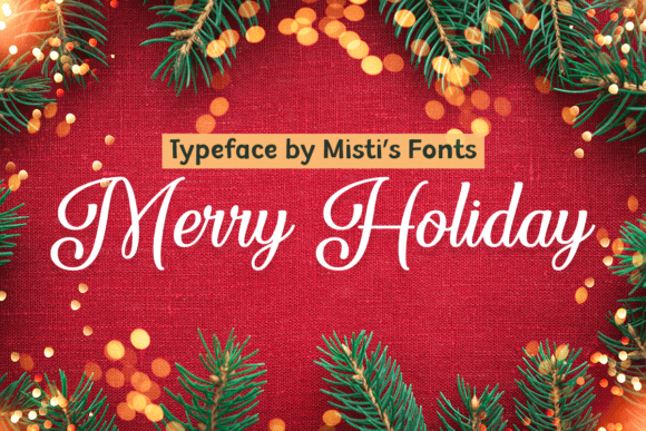 Merry Holiday Font for Professional Branding