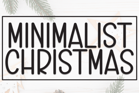 Minimalist Christmas Font for Modern Branding