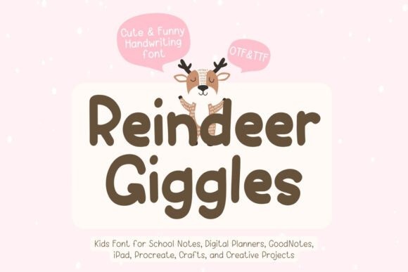 Reindeer Giggles Font Review for Web Design
