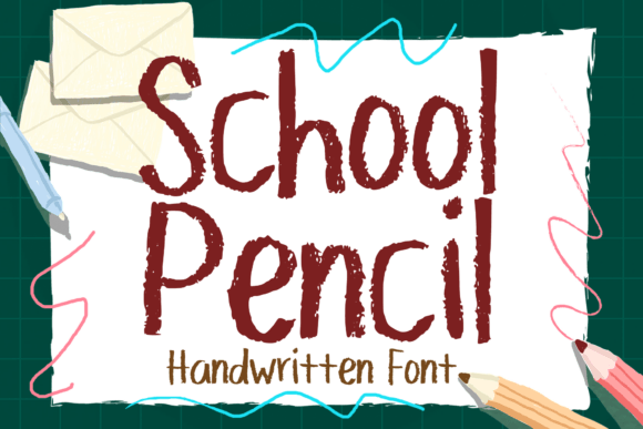 School Pencil: A Playful Handwritten Font for Web Design