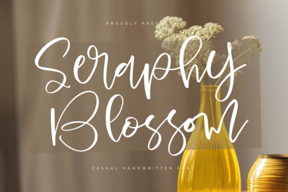 Seraphy Blossom: A Luxury Script Font for Web Design