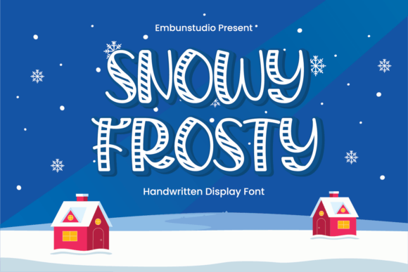 Snowy Frosty: A Whimsical Typeface for Branding