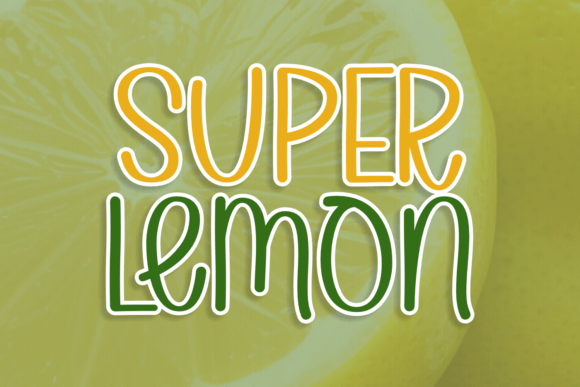 Super Lemon: A Handwritten Font for Memorable Brands