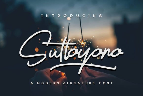 Suttoyono: The Signature Font for Scroll-Stopping Marketing