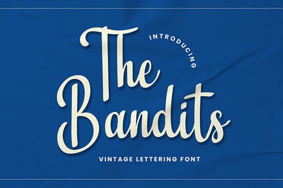 The Bandits: A Vintage Script Font for Handmade Brands